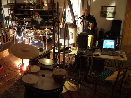 Zdeněk Konopásek a Luboš Fidler, Albeř, zkraje října 2011